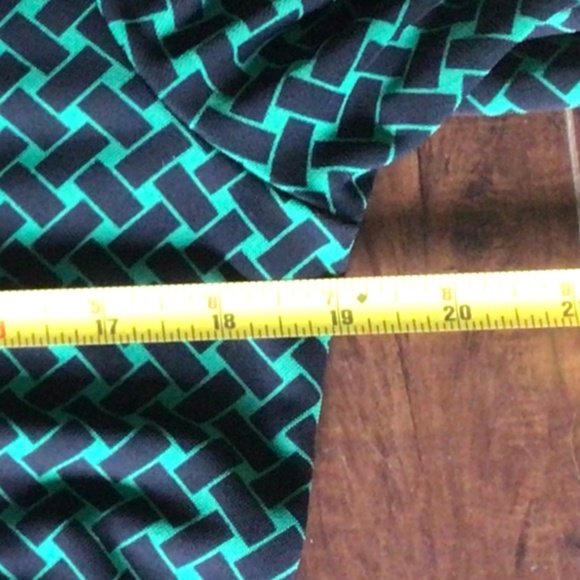 Talbot’s Wrap Style Dress, Green & Black Size Medium - Picture 11 of 16